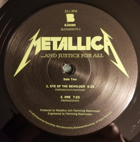 ...And Justice For All (2x VINYL) | Near Mint (NM or M-) - METAL / USED *NEAR MINT*