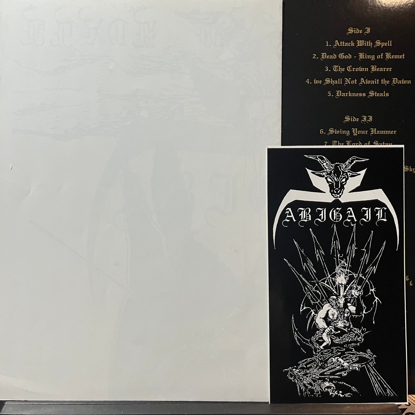 Abigail - The Lord Of Satan (YELLOW W BLACK SPLATTER VINYL 2xLP NUCLEAR WAR NOW! PRODUCTIONS ANTI-GOTH 188 2011) | USED Near Mint (NM or M-) Near Mint (NM) - METAL / USED *NEAR MINT*