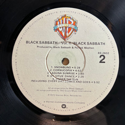 Black Sabbath Vol. 4 (VINYL) | Near Mint (NM or M-) Excellent (EX) - METAL / USED *NEAR MINT*