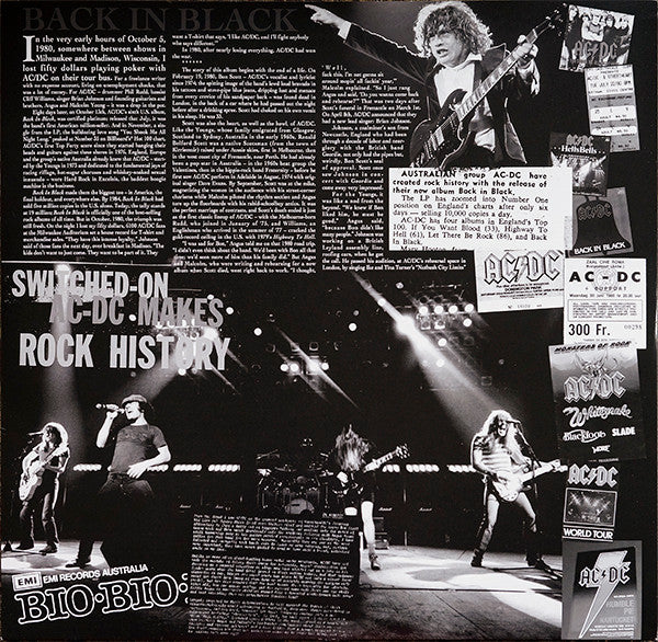 Back In Black (VINYL) | Near Mint (NM) Near Mint (NM) - METAL / USED *NEAR MINT*