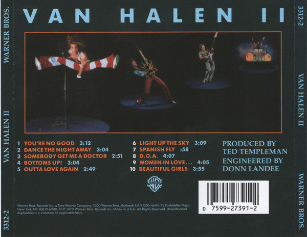 Van Halen II (CD) | Near Mint (NM) Near Mint (NM) - METAL / USED *NEAR MINT*