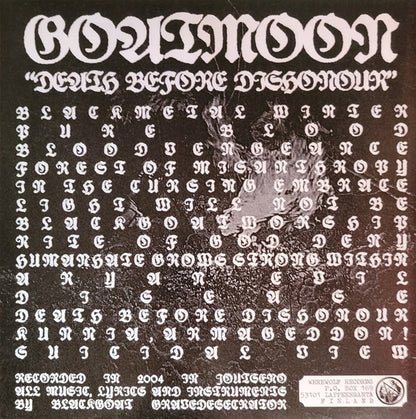 Death Before Dishonour (VINYL) | Near Mint (NM or M-) Near Mint (NM) - METAL / USED *NEAR MINT*