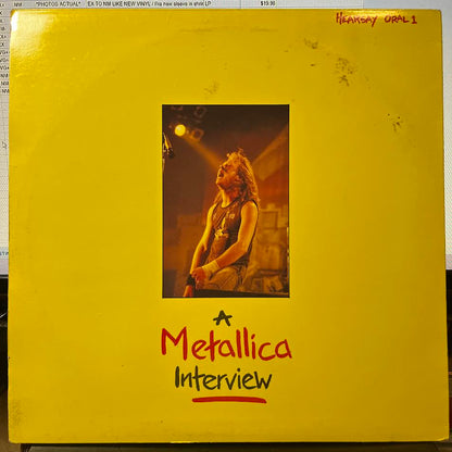 Stand Up And Shout - A Metallica Interview ( YELLOW VINYL) | Near Mint (NM) Excellent+ (EX+) - METAL / USED *NEAR MINT*