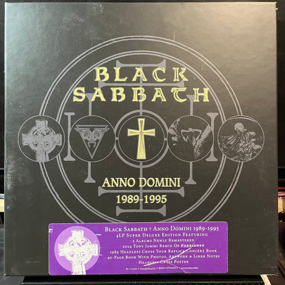 Black Sabbath - Anno Domini 1989-1995 (VINYL BOX SET BMG – BMGCAT823QLP 2024) | Near Mint (NM or M-) Near Mint (NM) - METAL / USED *NEAR MINT*