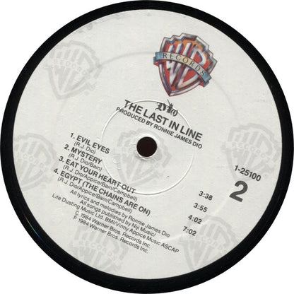 Dio - The Last In Line (VINYL LP WARNER BROS. 1-25100 1984) | Near Mint (NM or M-) Excellent (EX) - METAL / USED *NEAR MINT*