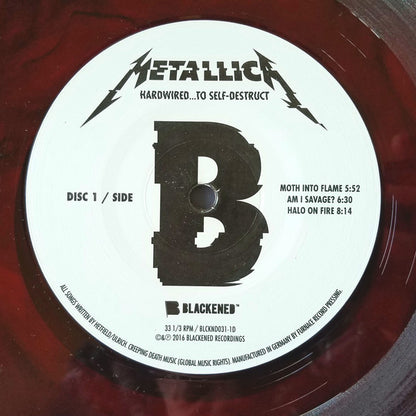 Metallica - Hardwired...To Self-Destruct (RED/BLACK MARBLED VINYL 2xLP) | USED - METAL / USED *NEAR MINT*