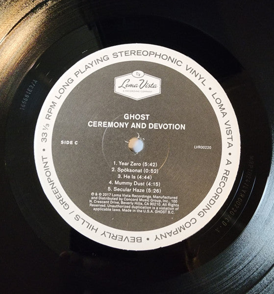 Ceremony And Devotion (VINYL) | Near Mint (NM or M-) Near Mint (NM or M-) - METAL / USED *NEAR MINT*
