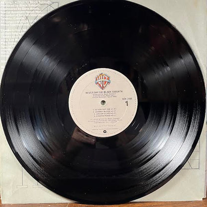 Never Say Die! (VINYL) | Near Mint (NM or M-) Excellent+ (EX+) - METAL / USED *NEAR MINT*