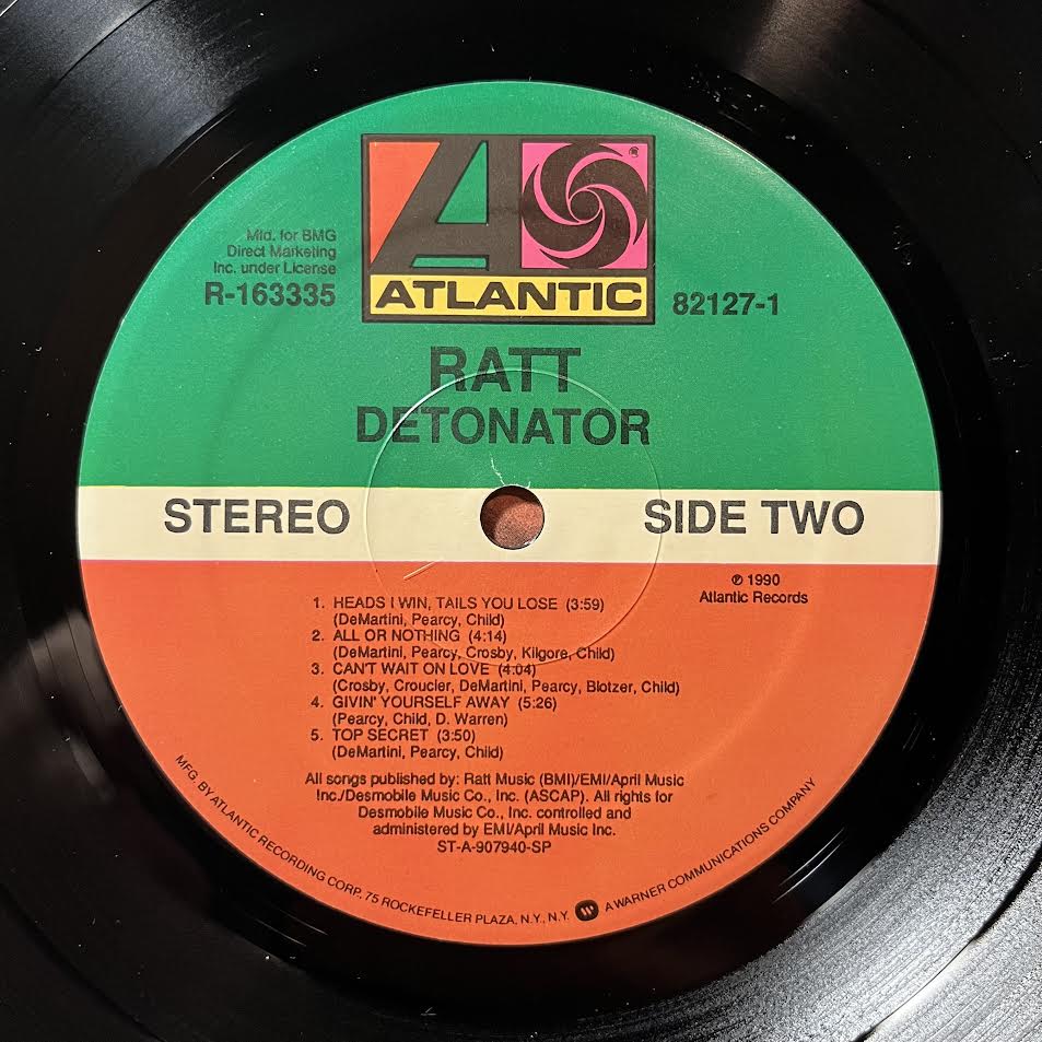 Detonator (VINYL) | Near Mint (NM or M-) Near Mint (NM or M-) - METAL /USED *NEAR MINT*