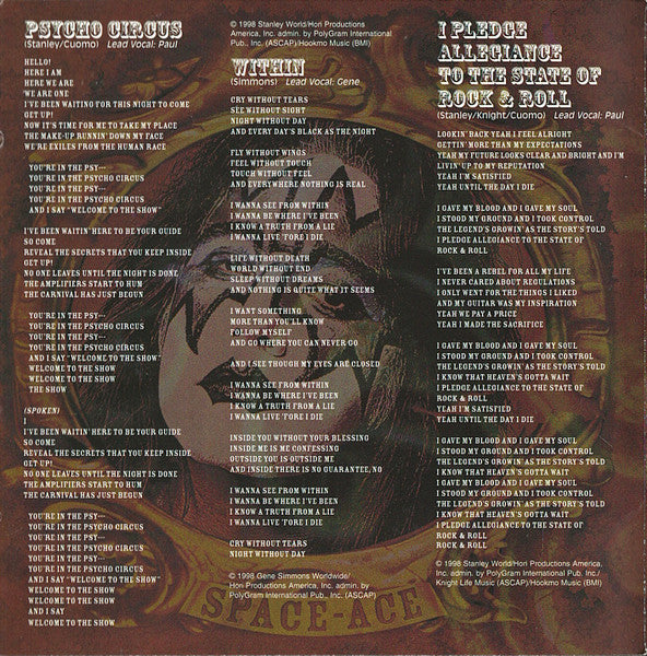 Psycho-Circus (CD) | Near Mint (NM) Near Mint (NM) - METAL / USED *NEAR MINT*
