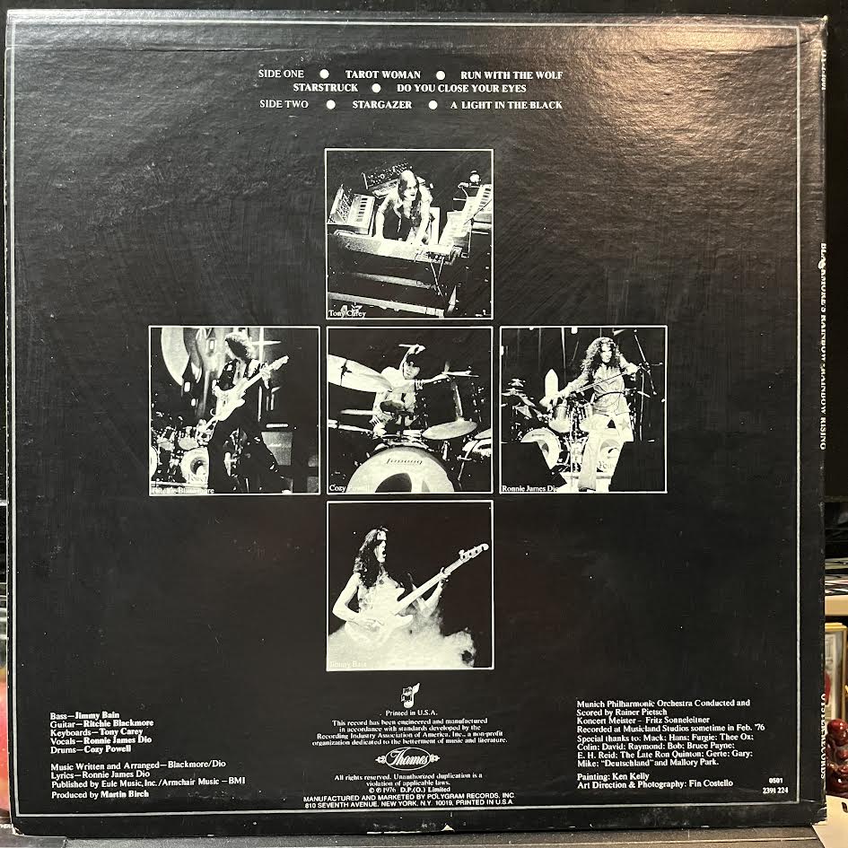 Rainbow Rising (VINYL) | Near Mint (NM) Near Mint (NM) - METAL / USED *NEAR MINT*