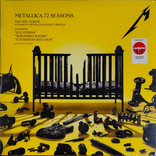 72 Seasons (2x RED & BLACK SPLATTER VINYL) | Near Mint (NM or M-) Near Mint (NM or M-) - METAL / USED *NEAR MINT*