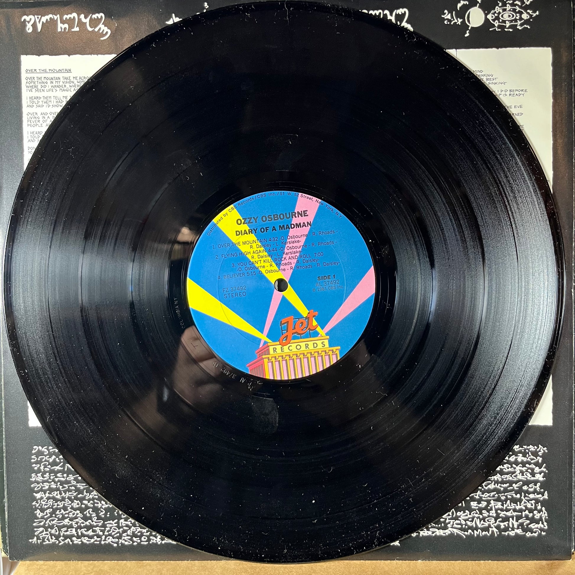 Diary Of A Madman (VINYL) | Near Mint (NM or M-) Very Good Plus (VG+) - METAL / USED *NEAR MINT*