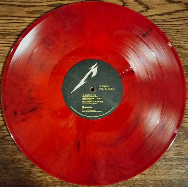 72 Seasons (2x RED & BLACK SPLATTER VINYL) | Near Mint (NM or M-) Near Mint (NM or M-) - METAL / USED *NEAR MINT*