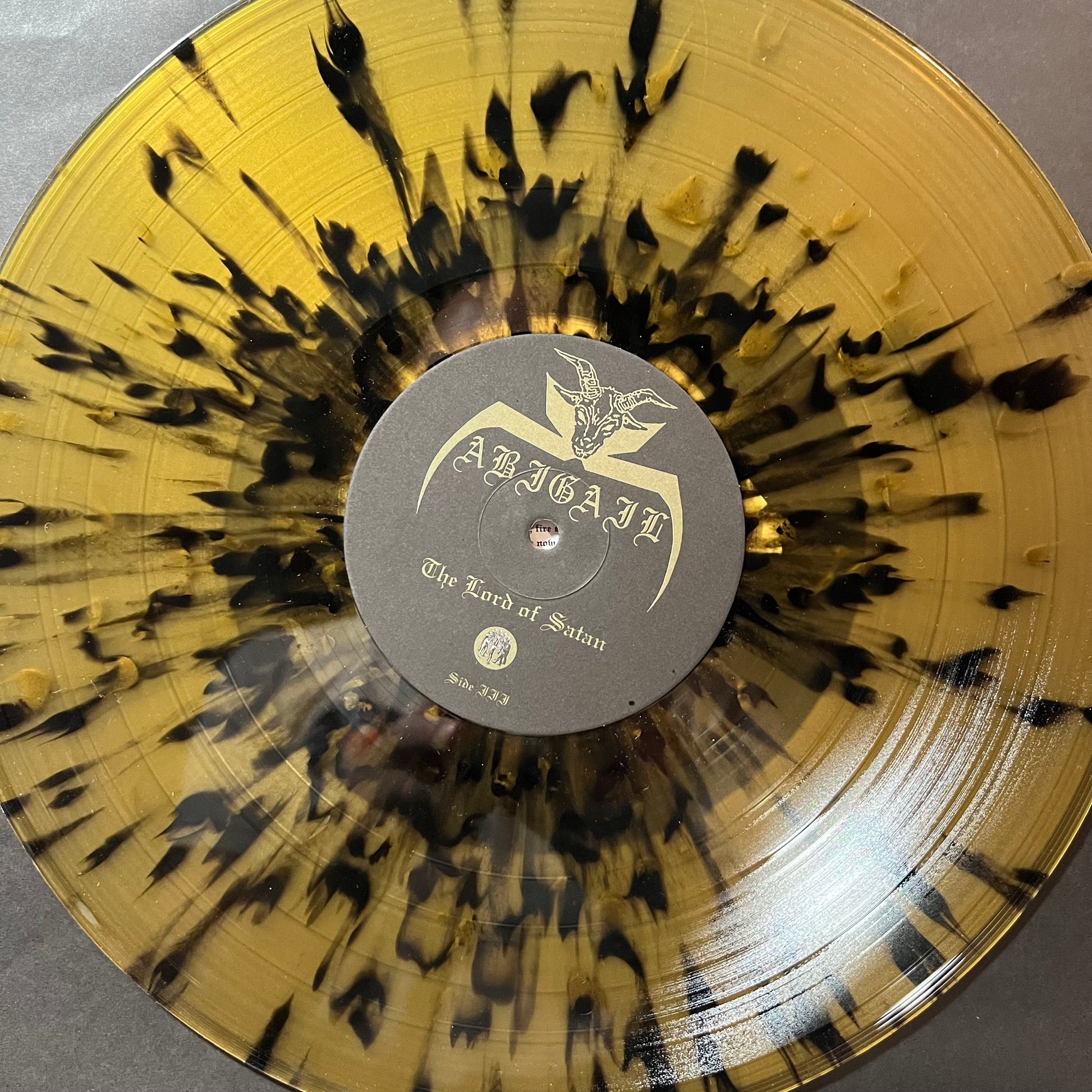 Abigail - The Lord Of Satan (YELLOW W BLACK SPLATTER VINYL 2xLP NUCLEAR WAR NOW! PRODUCTIONS ANTI-GOTH 188 2011) | USED Near Mint (NM or M-) Near Mint (NM) - METAL / USED *NEAR MINT*