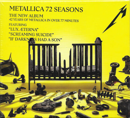 Metallica - 72 Seasons (YELLOW/BLACK SPLATTER VINYL 2xLP BLACKENED BLCKND055-1 APR 14, 2023) | - METAL / USED *NEAR MINT*