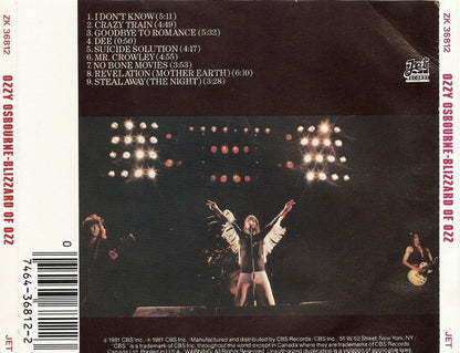 Blizzard Of Ozz (CD) | Near Mint (NM or M-) Near Mint- (NM-) - METAL / USED *NEAR MINT*