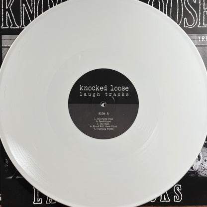 Laugh Tracks (SIGNED WHITE VINYL) | Near Mint (NM or M-) Near Mint (NM or M-) - METAL / USED *NEAR MINT*