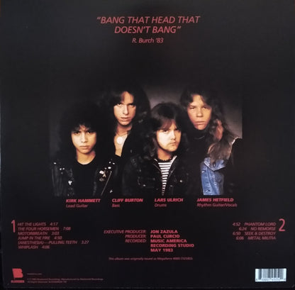 Kill 'Em All (VINYL) | Near Mint (NM) Mint (M) - METAL / USED *NEAR MINT*