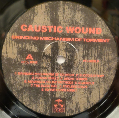 Caustic Wound - Grinding Mechanism of Torment (VINYL LP PROFOUND LORE PFL-328LP 2025) | USED - METAL / USED *NEAR MINT*