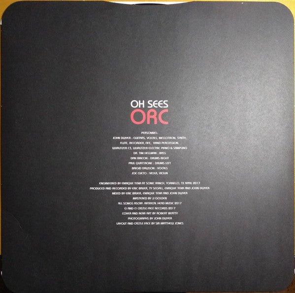 Oh Sees - Orc (ORANGE IN CLEAR W DOUBLEMINT VINYL 2xLP) | USED - METAL / USED *NEAR MINT*