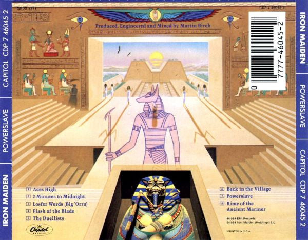 Powerslave (CD) | Near Mint (NM or M-) Near Mint (NM or M-) - METAL / USED *NEAR MINT*