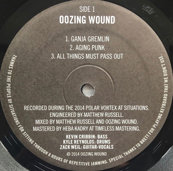 Black Pus / Oozing Wound (VINYL) | Near Mint (NM) Near Mint (NM) - METAL / USED *NEAR MINT*