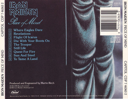 Piece Of Mind (CD) | Near Mint (NM or M-) Near Mint (NM or M-) - METAL / USED *NEAR MINT*
