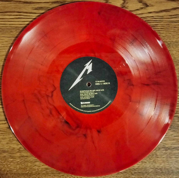 72 Seasons (2x RED & BLACK SPLATTER VINYL) | Near Mint (NM or M-) Near Mint (NM or M-) - METAL / USED *NEAR MINT*
