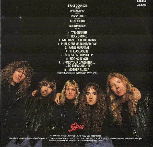 No Prayer For The Dying (CD) | Near Mint (NM or M-) Near Mint (NM or M-) - METAL / USED *NEAR MINT*