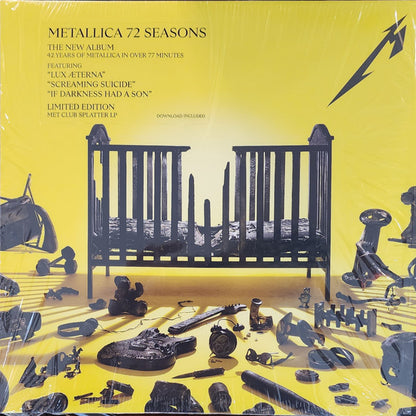Metallica - 72 Seasons (YELLOW/BLACK SPLATTER VINYL 2xLP BLACKENED BLCKND055-1 APR 14, 2023) | Near Mint (NM or M-) Near Mint (NM) - METAL / USED *NEAR MINT*
