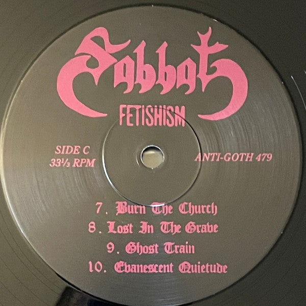 Sabbat - Fetishism (VINYL LP NUCLEAR WAR NOW! PRODUCTIONS ANTI-GOTH 479 2020) | Near Mint (NM or M-) Near Mint (NM) - METAL / USED *NEAR MINT*