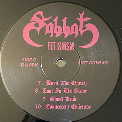 Sabbat - Fetishism (VINYL LP NUCLEAR WAR NOW! PRODUCTIONS ANTI-GOTH 479 2020) | Near Mint (NM or M-) Near Mint (NM) - METAL / USED *NEAR MINT*