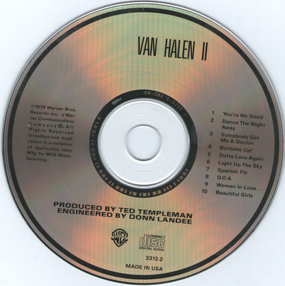 Van Halen II (CD) | Near Mint (NM) Near Mint (NM) - METAL / USED *NEAR MINT*