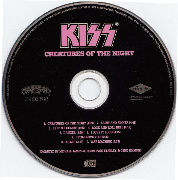 Creatures Of The Night (CD) | Near Mint (NM) Near Mint (NM) - METAL / USED *NEAR MINT*