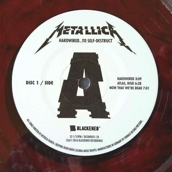 Metallica - Hardwired...To Self-Destruct (RED/BLACK MARBLED VINYL 2xLP) | USED - METAL / USED *NEAR MINT*