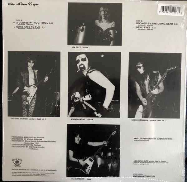 Mercyful Fate - Mercyful Fate (BLACK W WHITE EDGED MARBLE VINYL LP METAL BLADE 039842515618 2020) | Near Mint (NM or M-) Near Mint (NM) - METAL / USED *NEAR MINT*