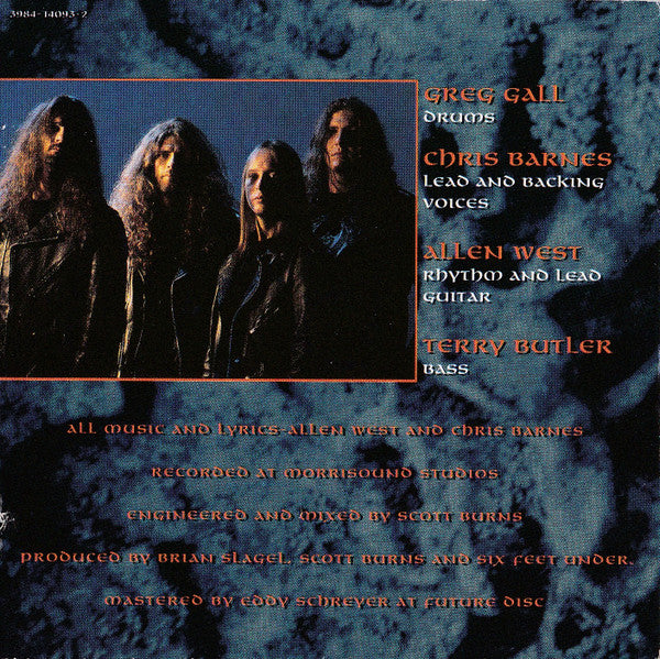 Six Feet Under - Haunted (ORANGE BLACK DUST VINYL LP METAL BLADE 3984-14093-5 2024) | - METAL / USED *NEAR MINT*