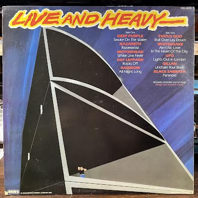 Live And Heavy (VINYL) | Near Mint (NM or M-) Near Mint (NM or M-) - METAL / USED *NEAR MINT*