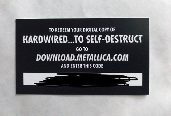 Metallica - Hardwired...To Self-Destruct (RED/BLACK MARBLED VINYL 2xLP) | USED - METAL / USED *NEAR MINT*
