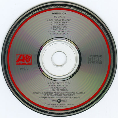 Big Game (CD) | Near Mint (NM) Near Mint (NM) - METAL / USED *NEAR MINT*