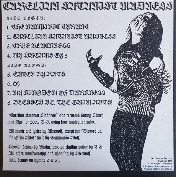 Carelian Satanist Madness (VINYL) | Near Mint (NM) Near Mint (NM) - METAL / USED *NEAR MINT*