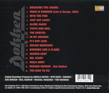 The Very Best Of Dokken (CD) | Near Mint (NM) Near Mint (NM) - METAL / USED *NEAR MINT*