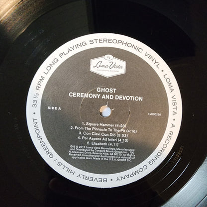 Ceremony And Devotion (VINYL) | Near Mint (NM or M-) Near Mint (NM or M-) - METAL / USED *NEAR MINT*