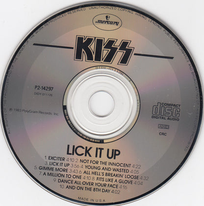 Lick It Up (CD) | Near Mint (NM) Near Mint (NM) - METAL / USED *NEAR MINT*