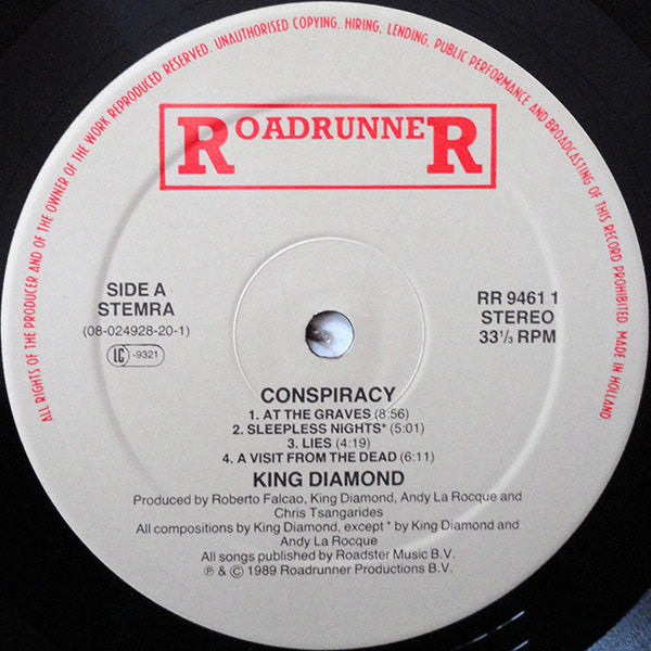 King Diamond - Conspiracy (PICTURE VINYL LP METAL BLADE 3984-25057-1 2018) | USED Near Mint (NM or M-) Near Mint (NM) - METAL / USED *NEAR MINT*