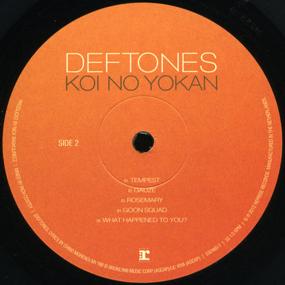 Deftones - Koi No Yokan (VINYL LP) | USED Near Mint (NM or M-) Near Mint (NM or M-) - METAL / USED *NEAR MINT*