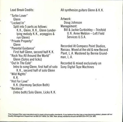 Turbo (CDS) | Near Mint (NM or M-) Near Mint (NM or M-) - METAL / USED *NEAR MINT*