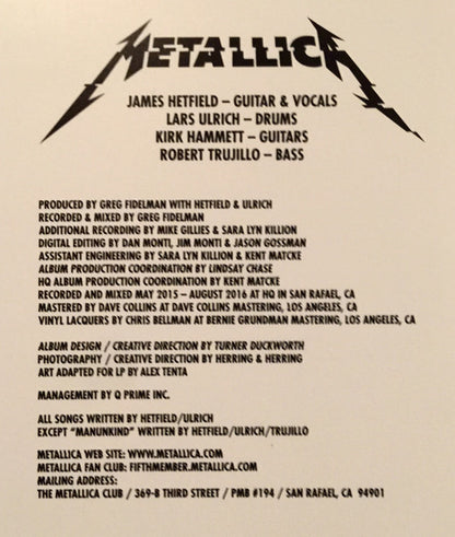 Metallica - Hardwired...To Self-Destruct (RED/BLACK MARBLED VINYL 2xLP) | USED - METAL / USED *NEAR MINT*