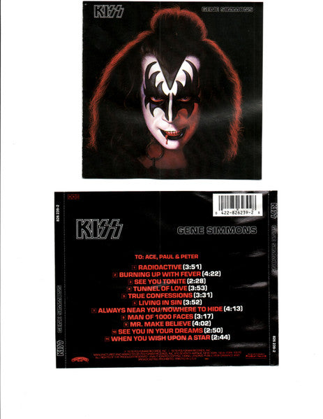 Gene Simmons ( CD) | Near Mint (NM) Near Mint (NM) - METAL / USED *NEAR MINT*